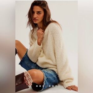 NWOT Free People Teddy Sweater Tunic Size Medium